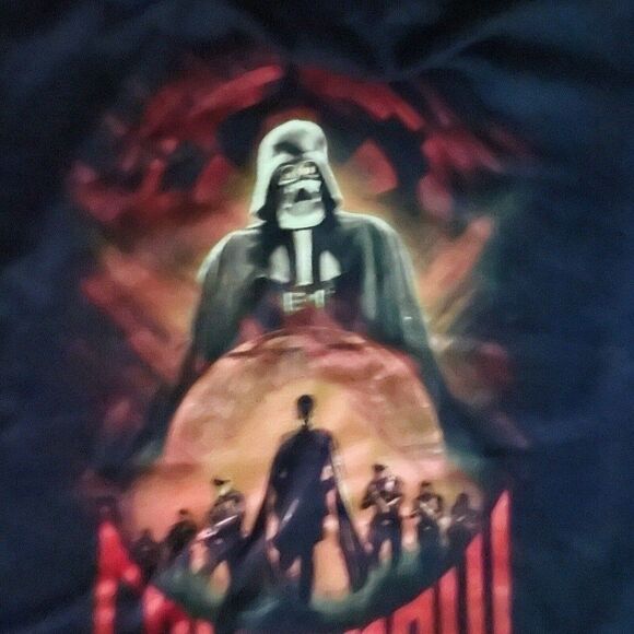 Darth Vader Glow In The Dark Star Wars T-Shirt Enlist Now The Galactic Empire SM - Picture 5 of 11